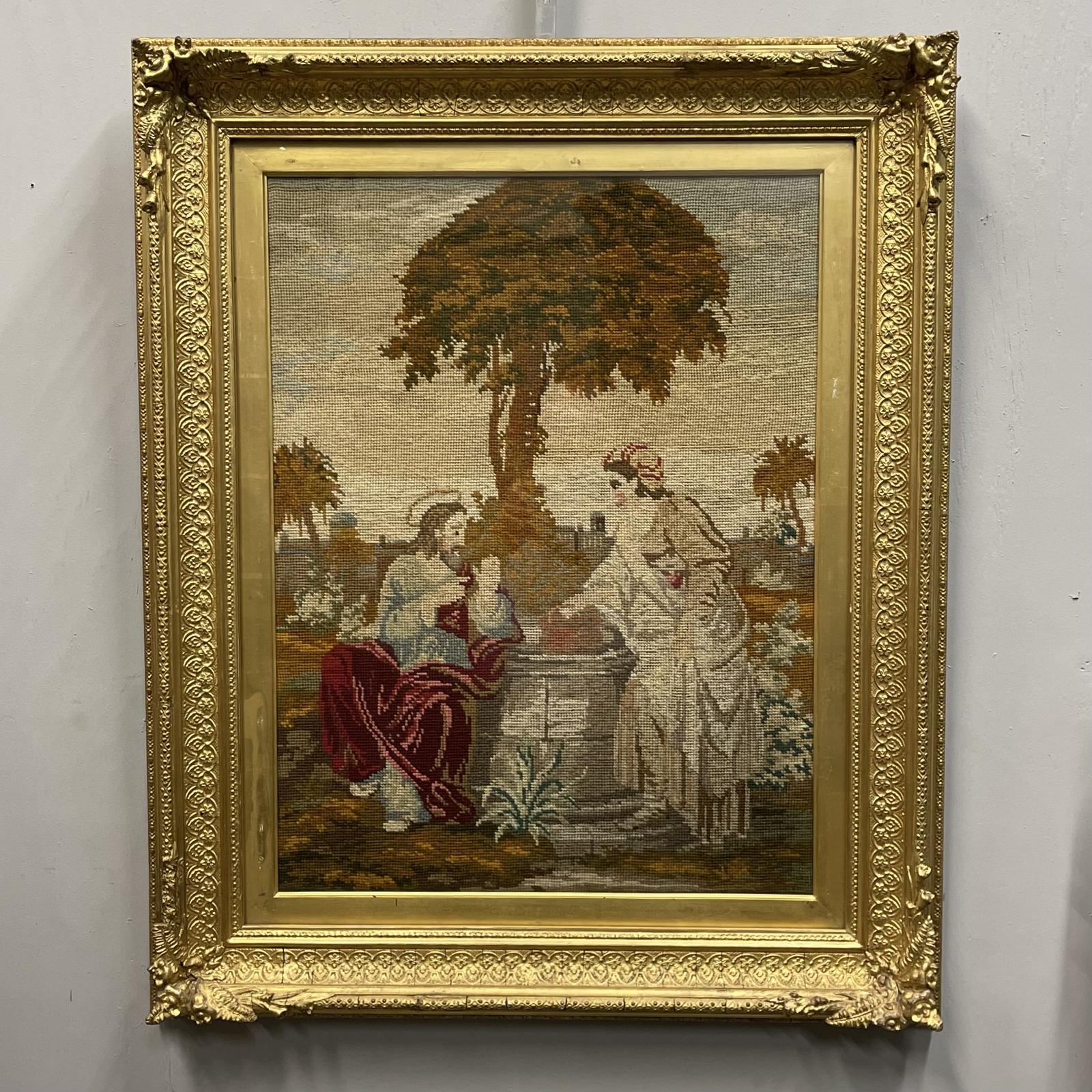 19th Century Berlin Woodwork Tapestry (1 of 7)