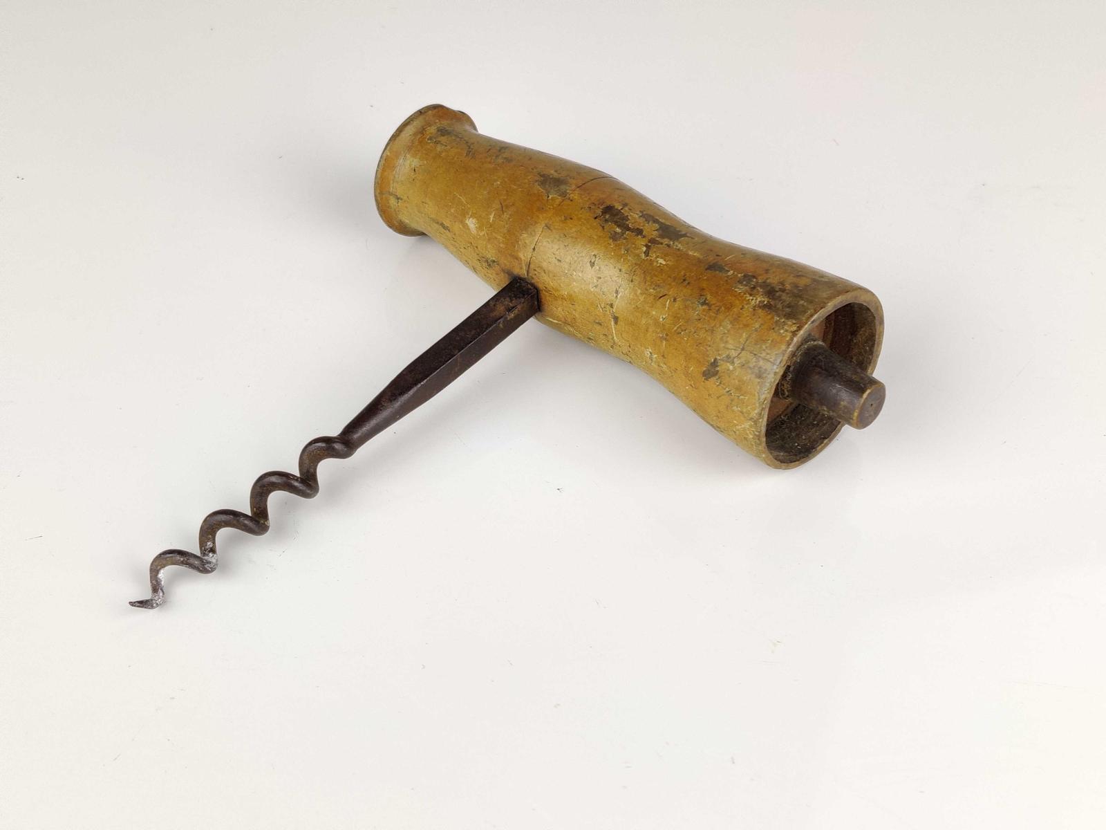 Corkscrew - Antique Wooden Handle (1 of 7)