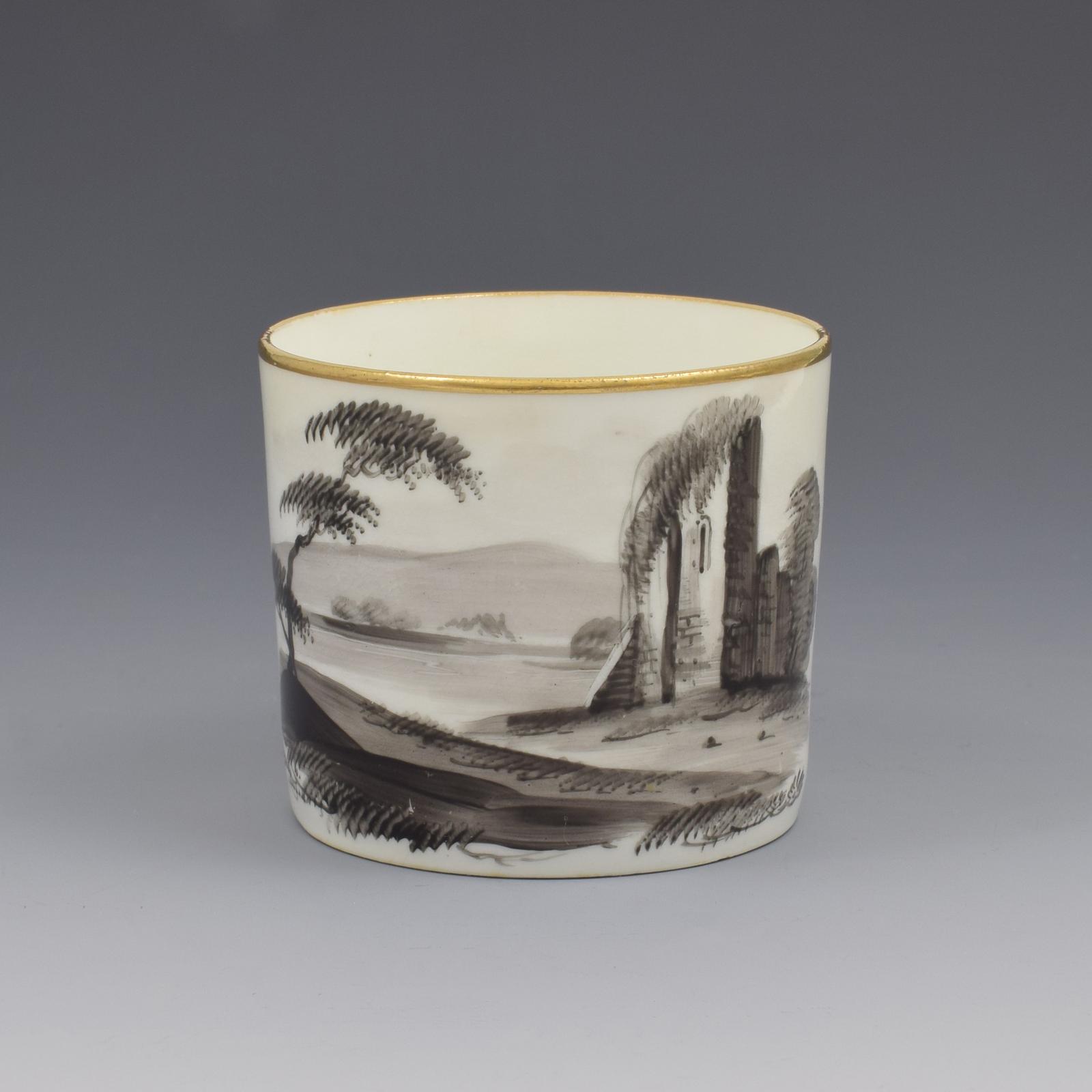 Georgian Minton Porcelain Hand Painted Coffee Can Ruins Pattern 119 (1 of 7) Georgian Minton Porcelain Hand Painted Coffee Can Ruins Pattern 119 (1 of 7)
