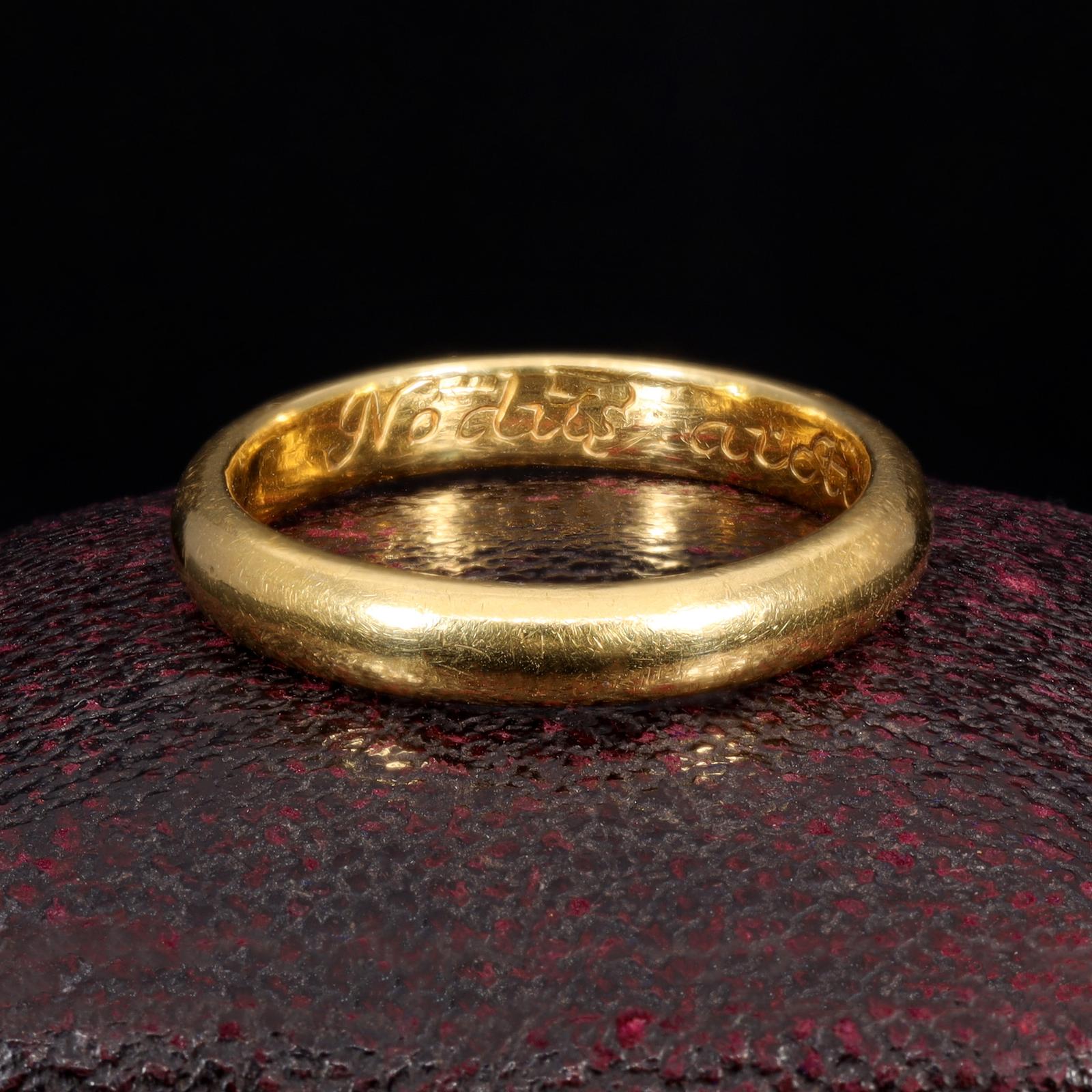 The Antique 18th Century Act of Friendship Posy Ring (1 of 6)