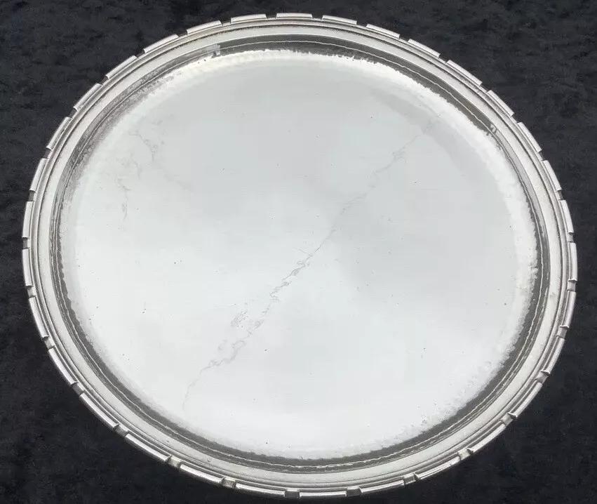 Omar Ramsden 24 Troy oz Arts & Crafts Silver Salver of Exceptional Quality 1932 (1 of 12)