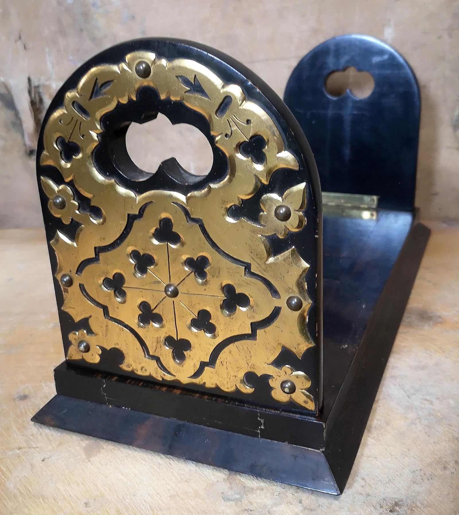 Antique Extending Coromandel Book Slide / Book End / Book Rack (1 of 8)