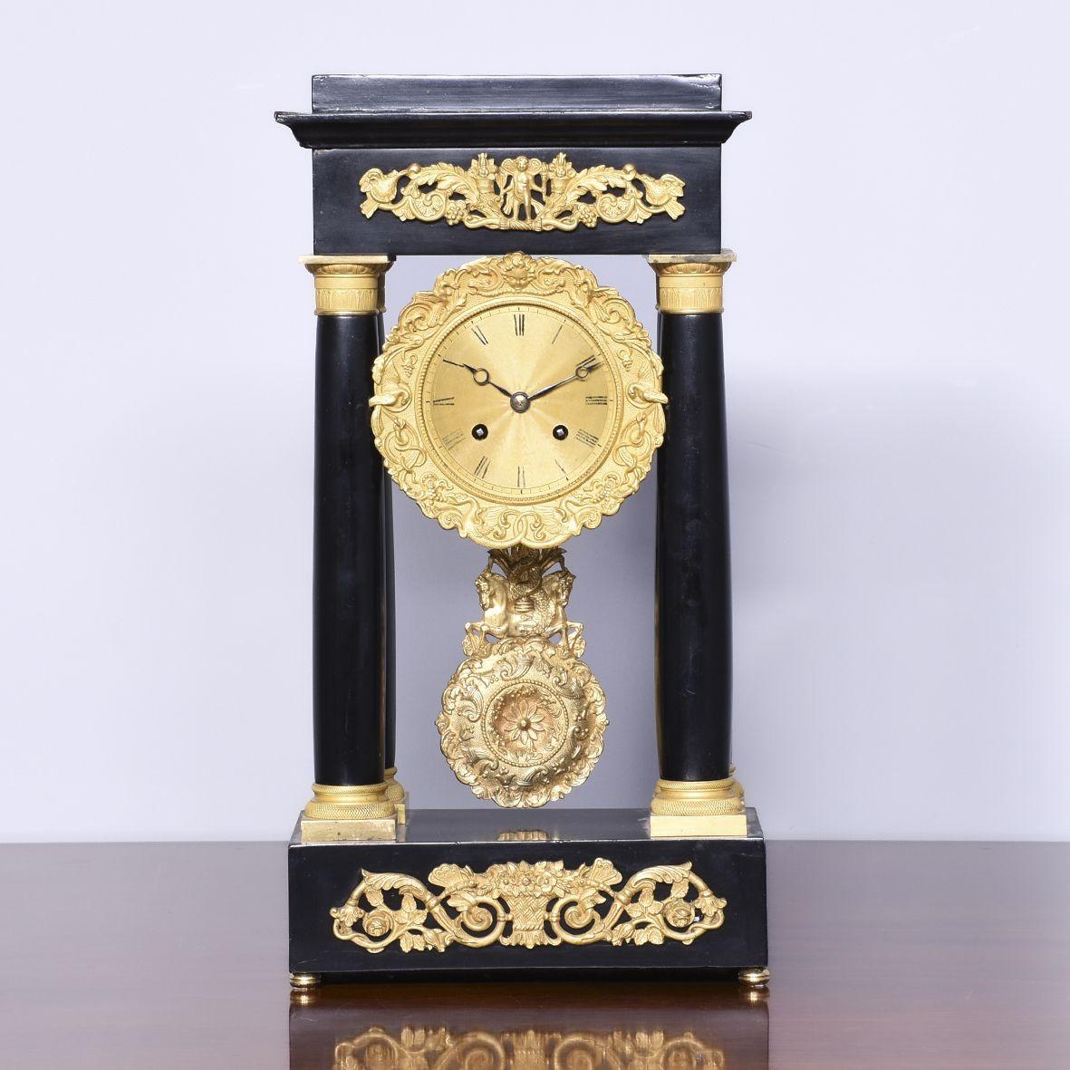 French Portico Mantle Clock (1 of 7)
