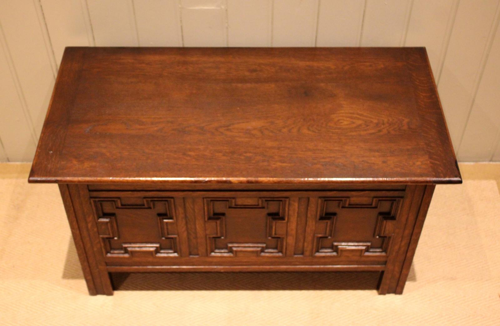 Dark Oak Carved Coffer (1 of 8) Dark Oak Carved Coffer (1 of 8)