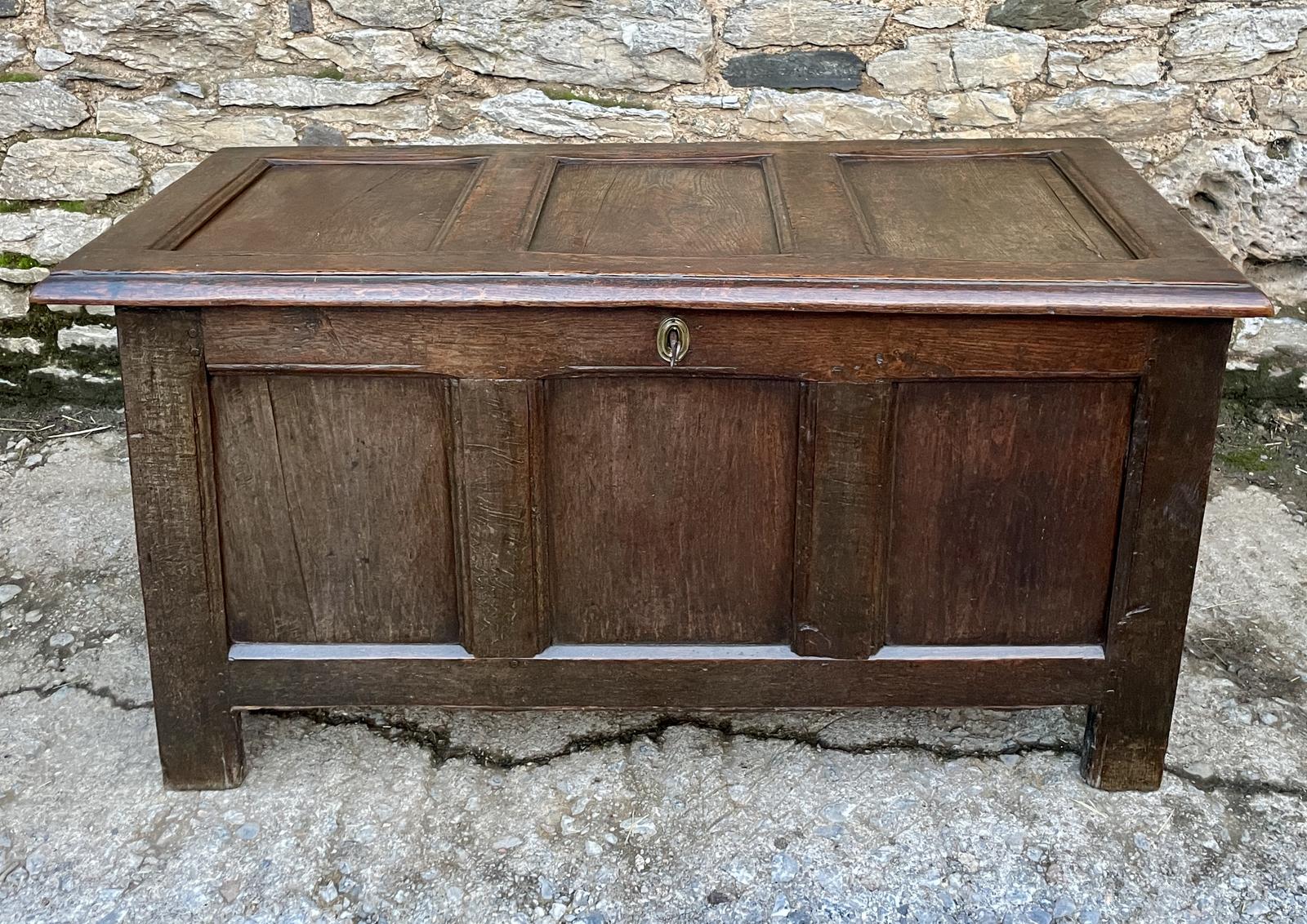 18th Century Oak Panelled Coffer (1 of 24) 18th Century Oak Panelled Coffer (1 of 24)