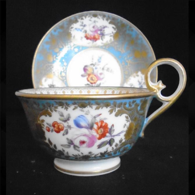 Nantgarw Cup & Saucer (1 of 1) Nantgarw Cup & Saucer (1 of 1)