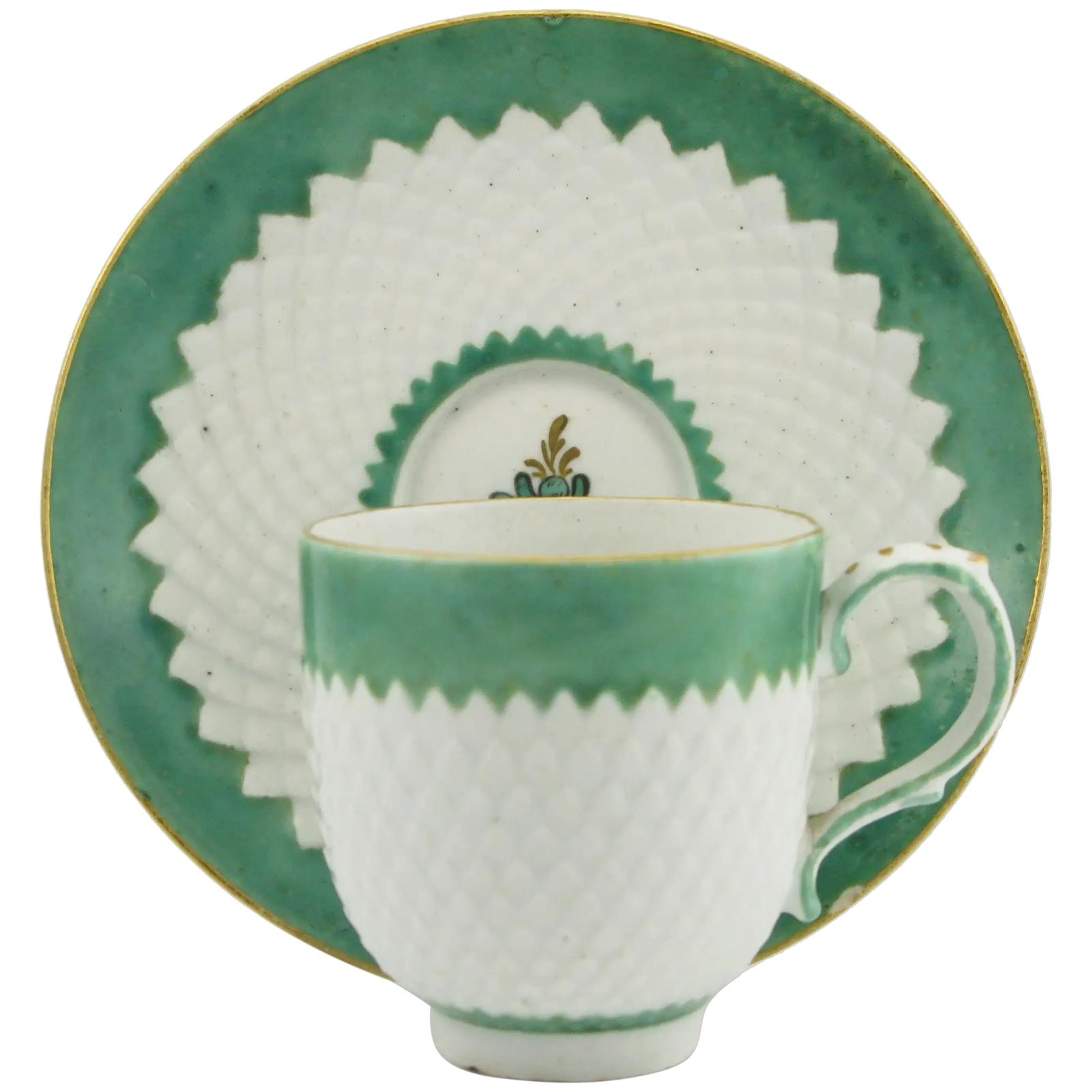 English 18th Century Bow Soft Paste Porcelain Cup & Saucer (1 of 16)