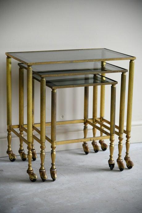 Retro Brass Nest of Tables (1 of 11)