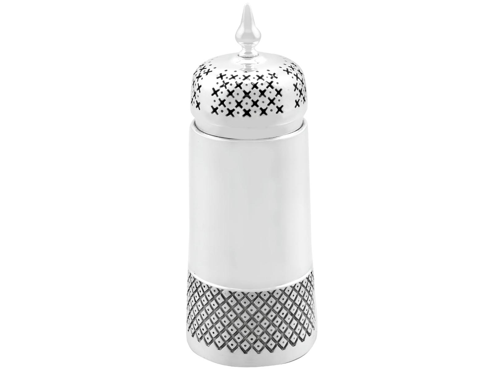 Vintage Sterling Silver Sugar Caster - Design Style 1969 (1 of 9)