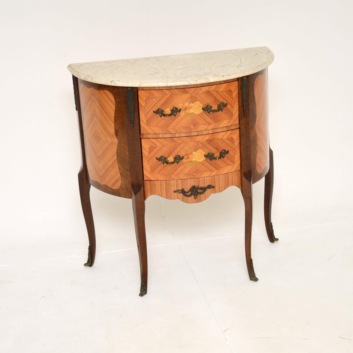 French Marble Top Side Chest (1 of 8) French Marble Top Side Chest (1 of 8)