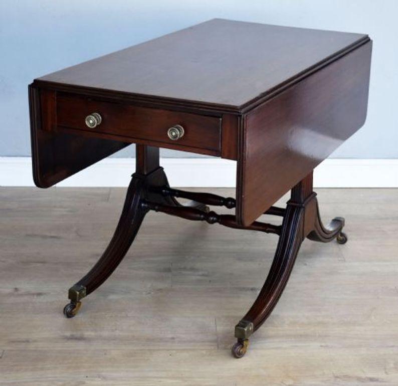 Regency Mahogany Pembroke Table (1 of 8)