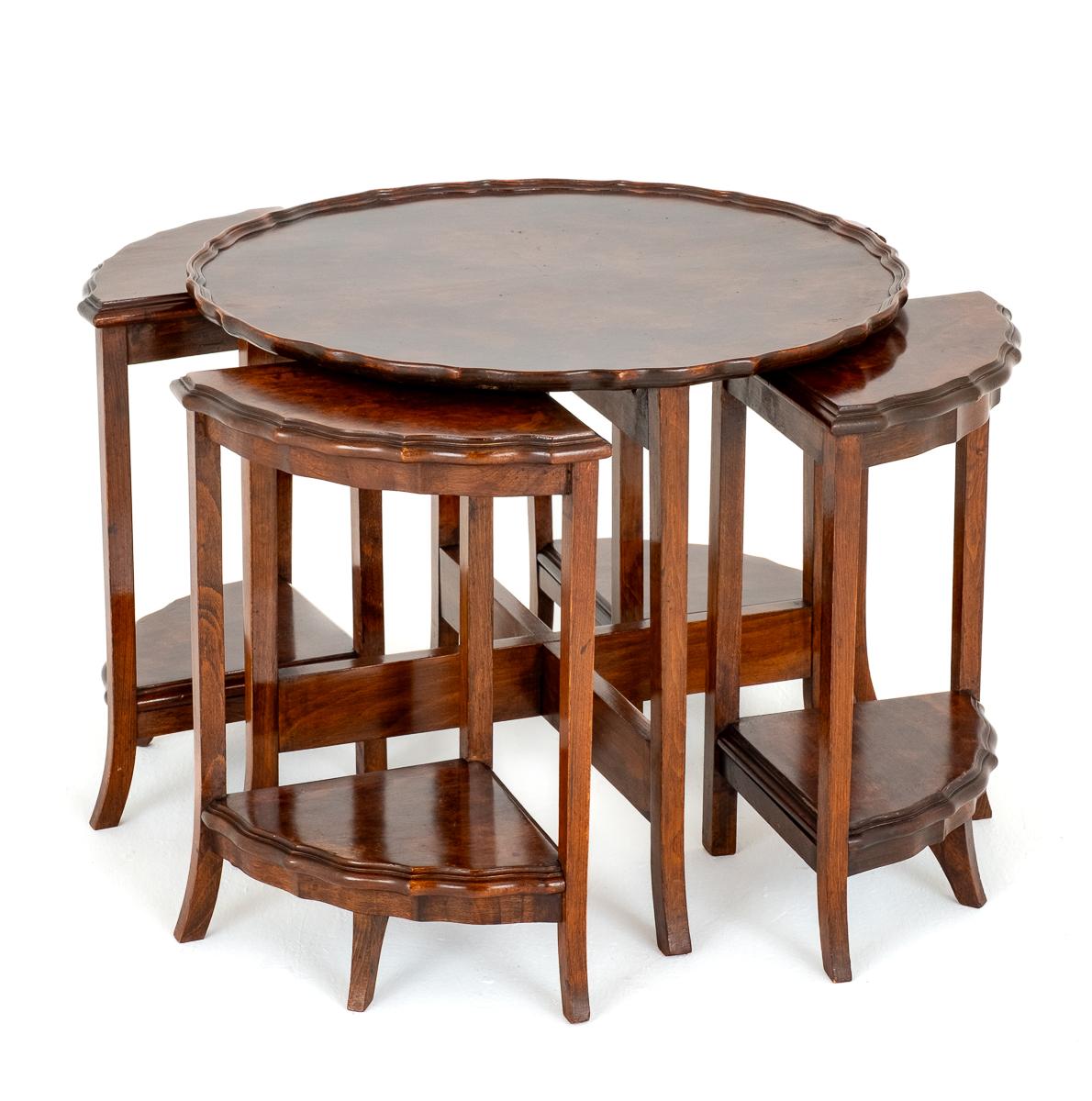 Walnut Nest of Tables (1 of 7)