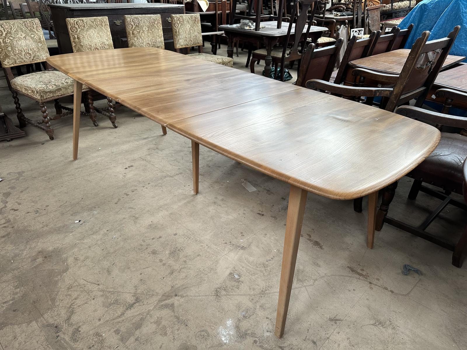 Original Elm Ercol 2 Leaf Extending Table (1 of 9)