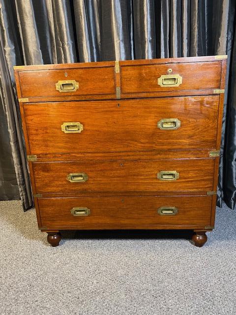 Teak Campaign Chest (1 of 9) Teak Campaign Chest (1 of 9)