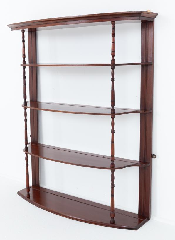 Victorian Mahogany Hanging Wall Rack (1 of 5)