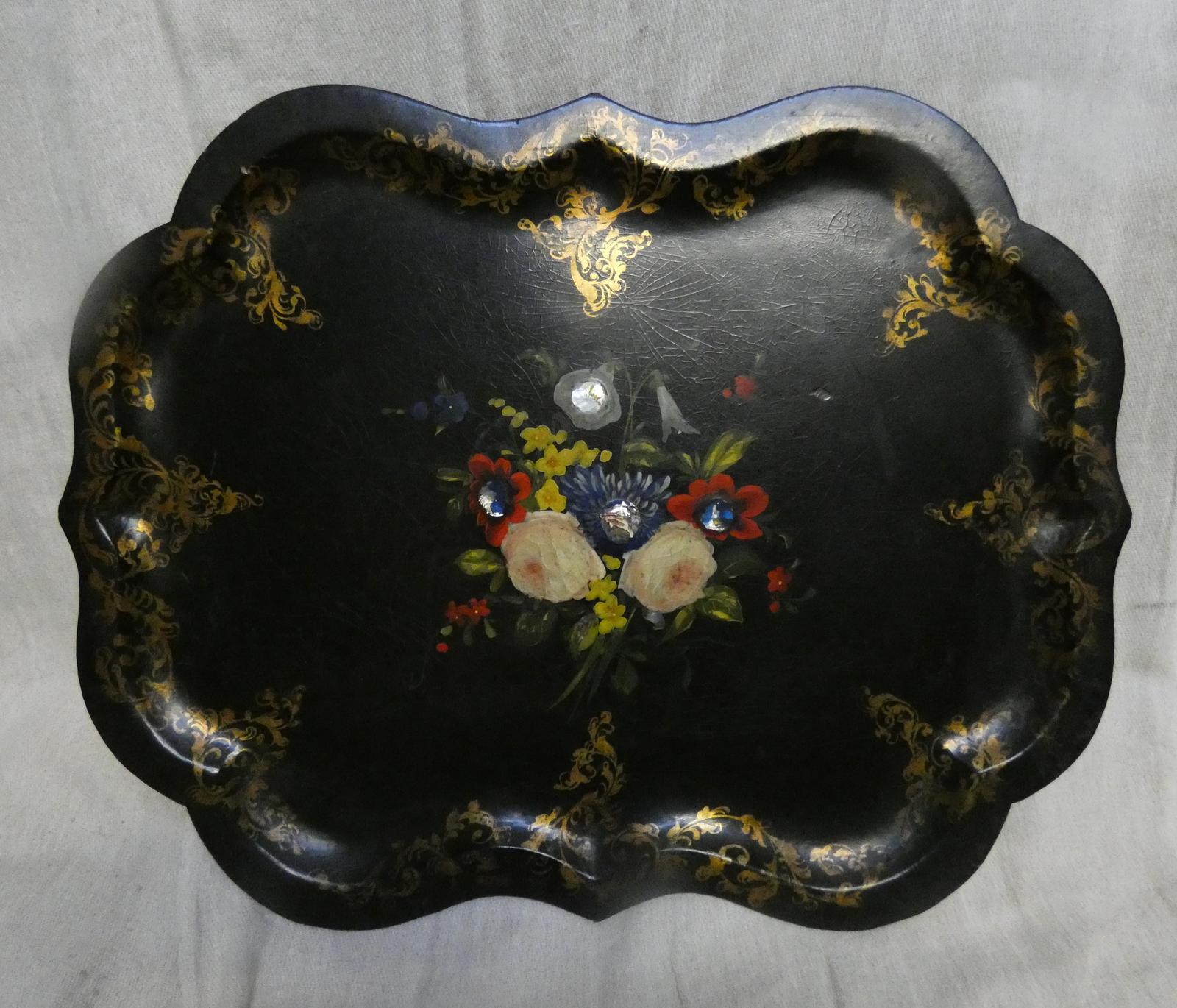 Large Papier Mache Tray (1 of 6)