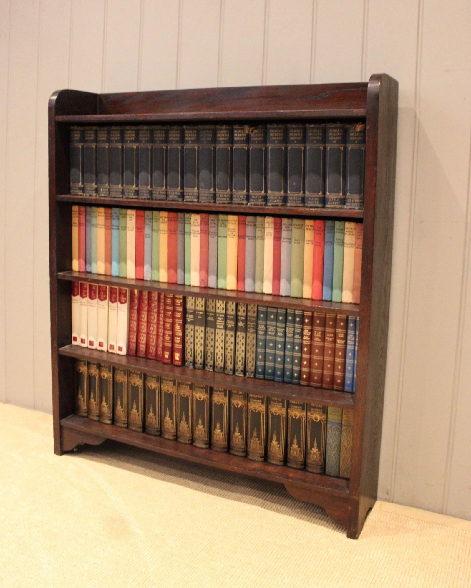 Dark Oak Open Bookcase (1 of 11) Dark Oak Open Bookcase (1 of 11)