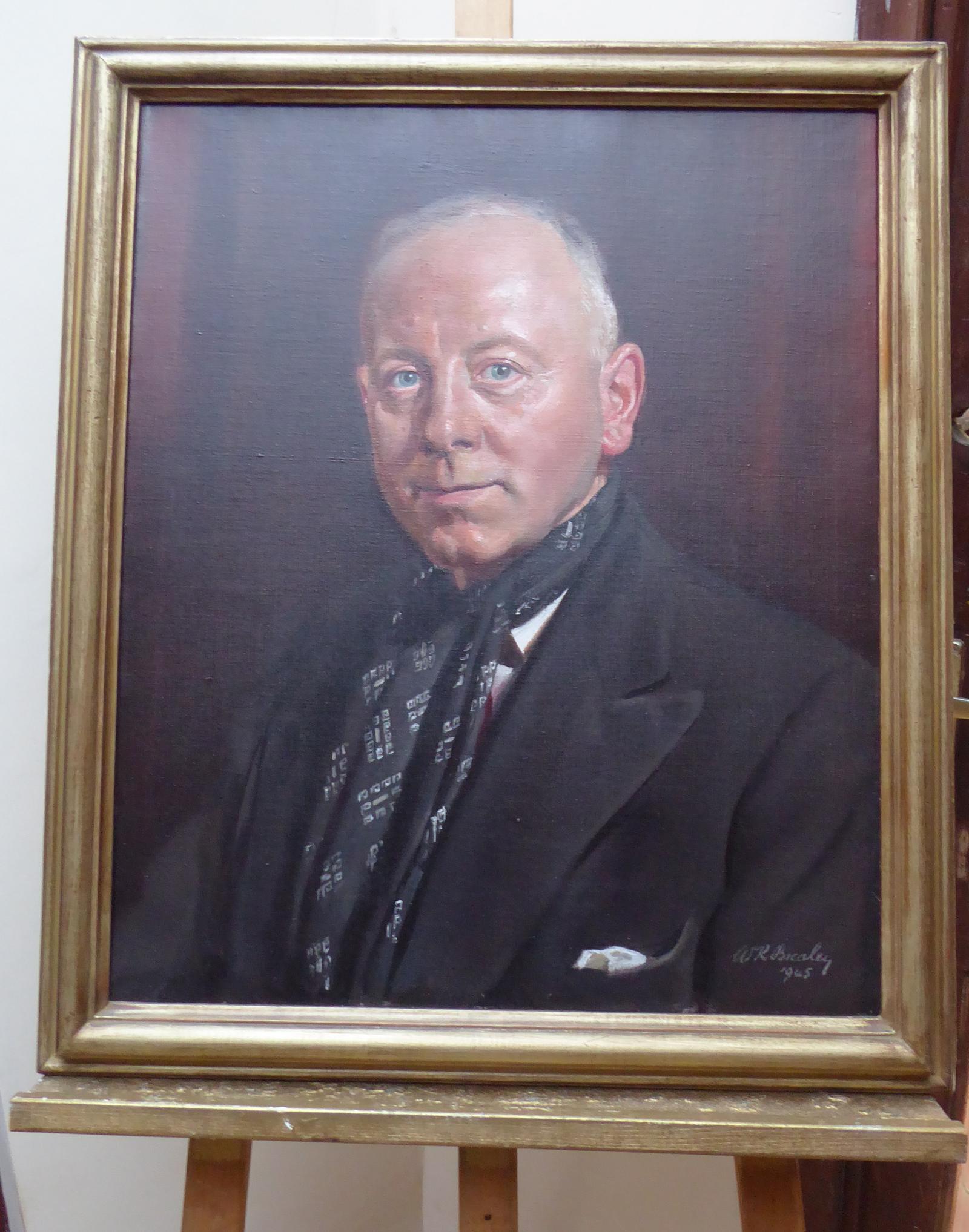 Oil on Canvas A Dapper Gentleman  Royal Academy  Listed Artist William Ramsden Brealey (1 of 13)