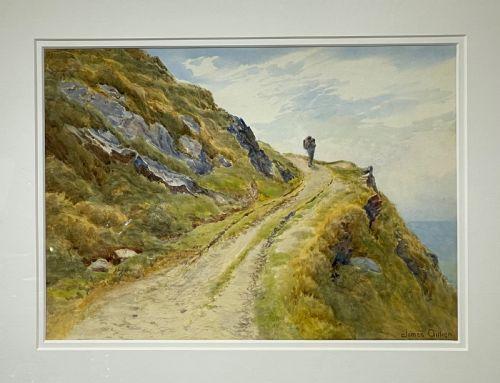 James Aitken, Landscape of Coastal Path, Watercolour (1 of 4) James Aitken, Landscape of Coastal Path, Watercolour (1 of 4)