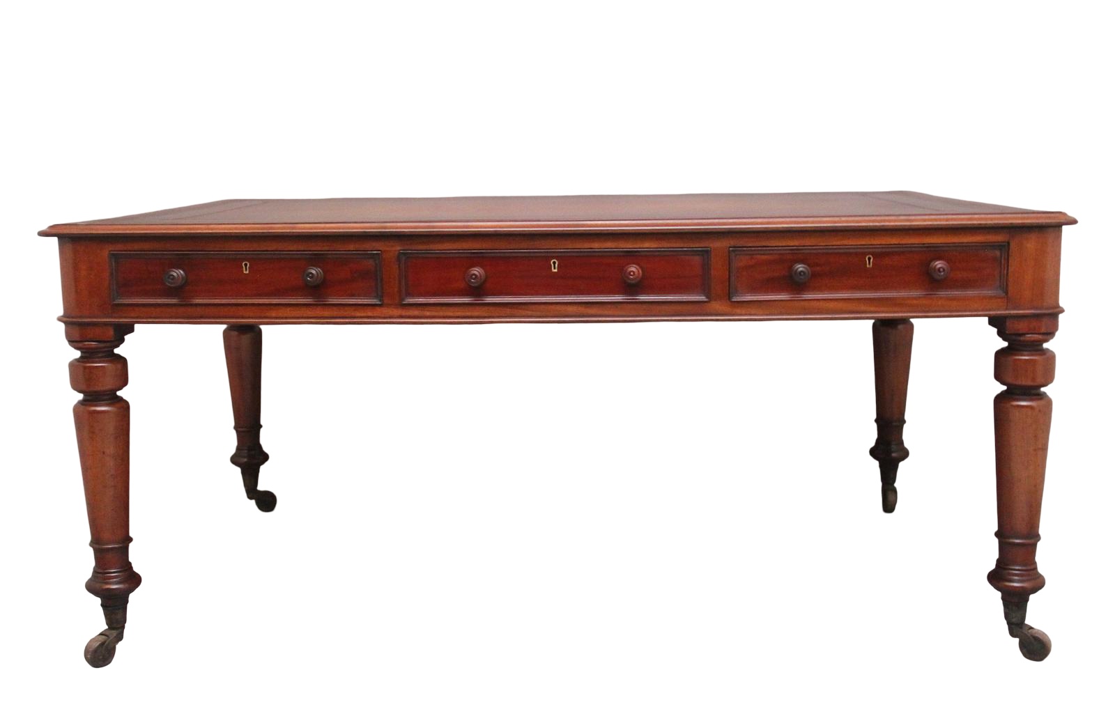 19th Century Antique Mahogany Partners Writing Table (1 of 10) 19th Century Antique Mahogany Partners Writing Table (1 of 10)