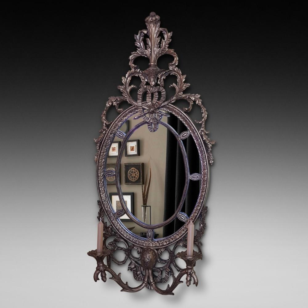 Early 20th Century Carved Giltwood Mirror (1 of 6)