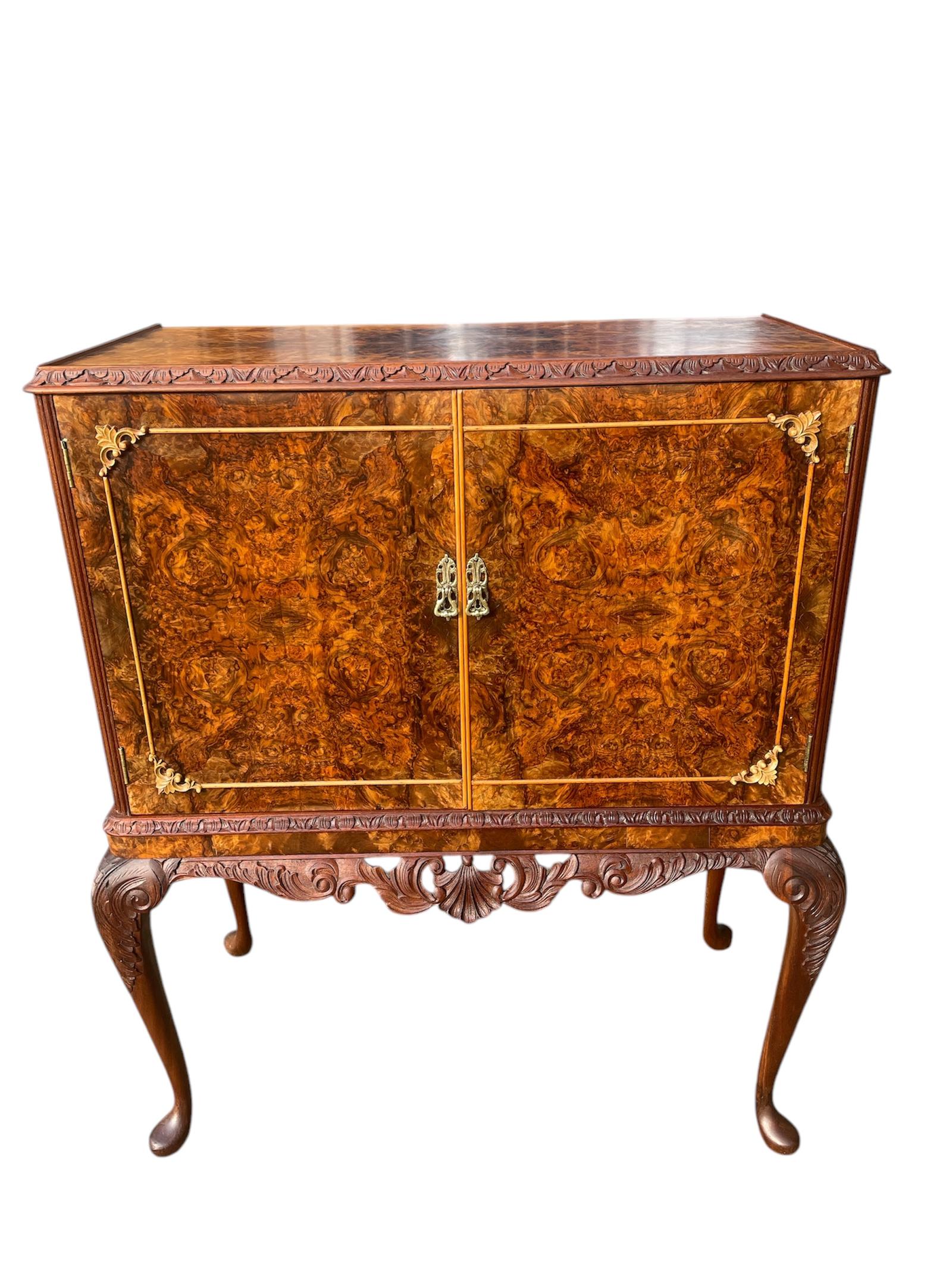 Burr Walnut Art Deco Drinks Cabinet (1 of 16) Burr Walnut Art Deco Drinks Cabinet (1 of 16)