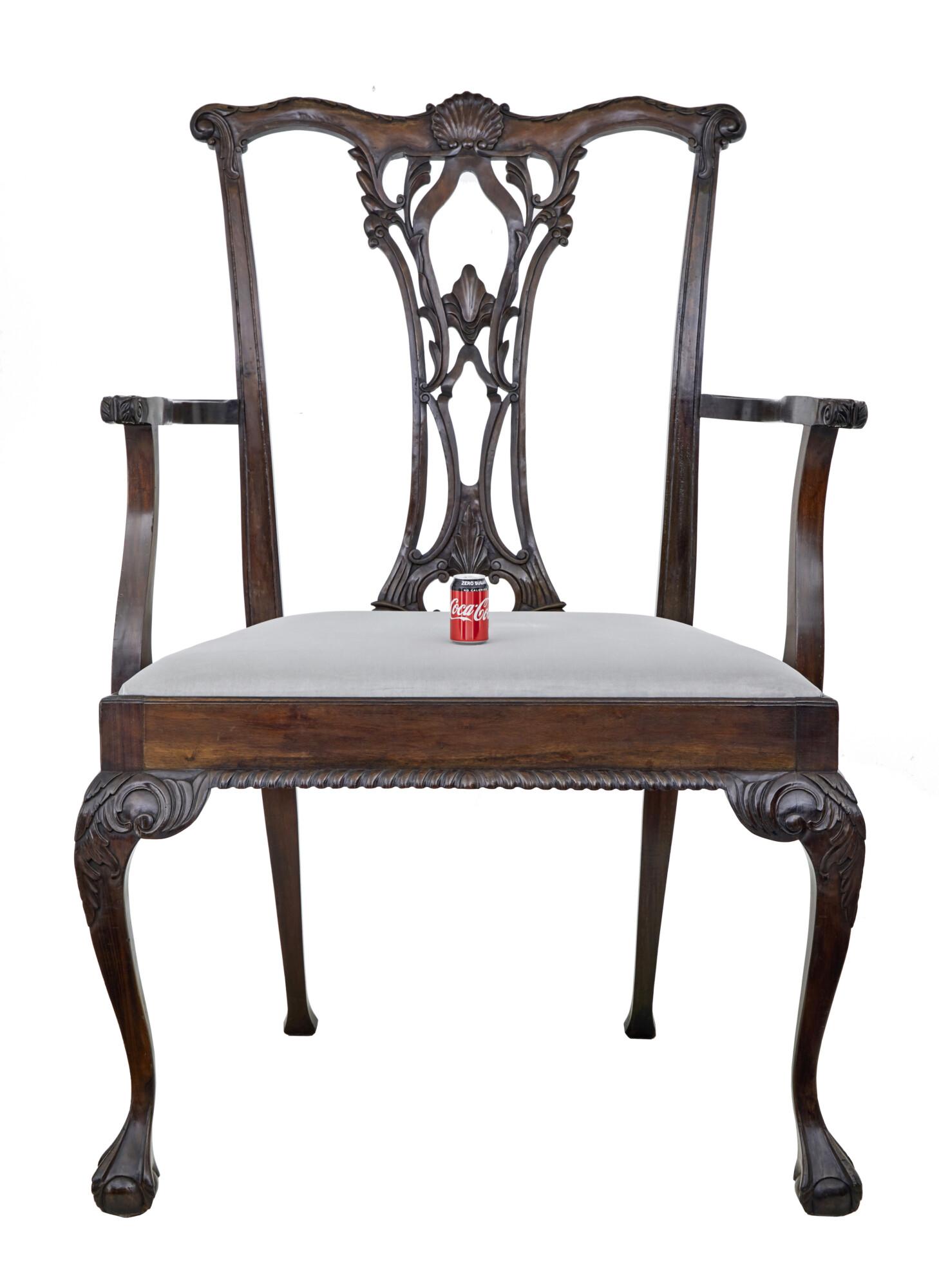 Chippendale Design Dining Chair of Large Proportions For Display (1 of 14)