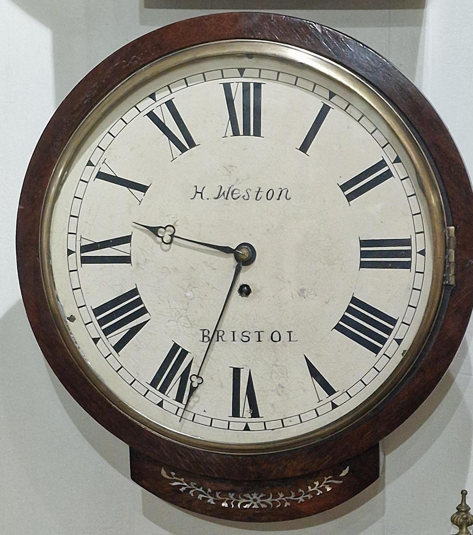 H Weston of Bristol Dial Wall Clock (1 of 4) H Weston of Bristol Dial Wall Clock (1 of 4)