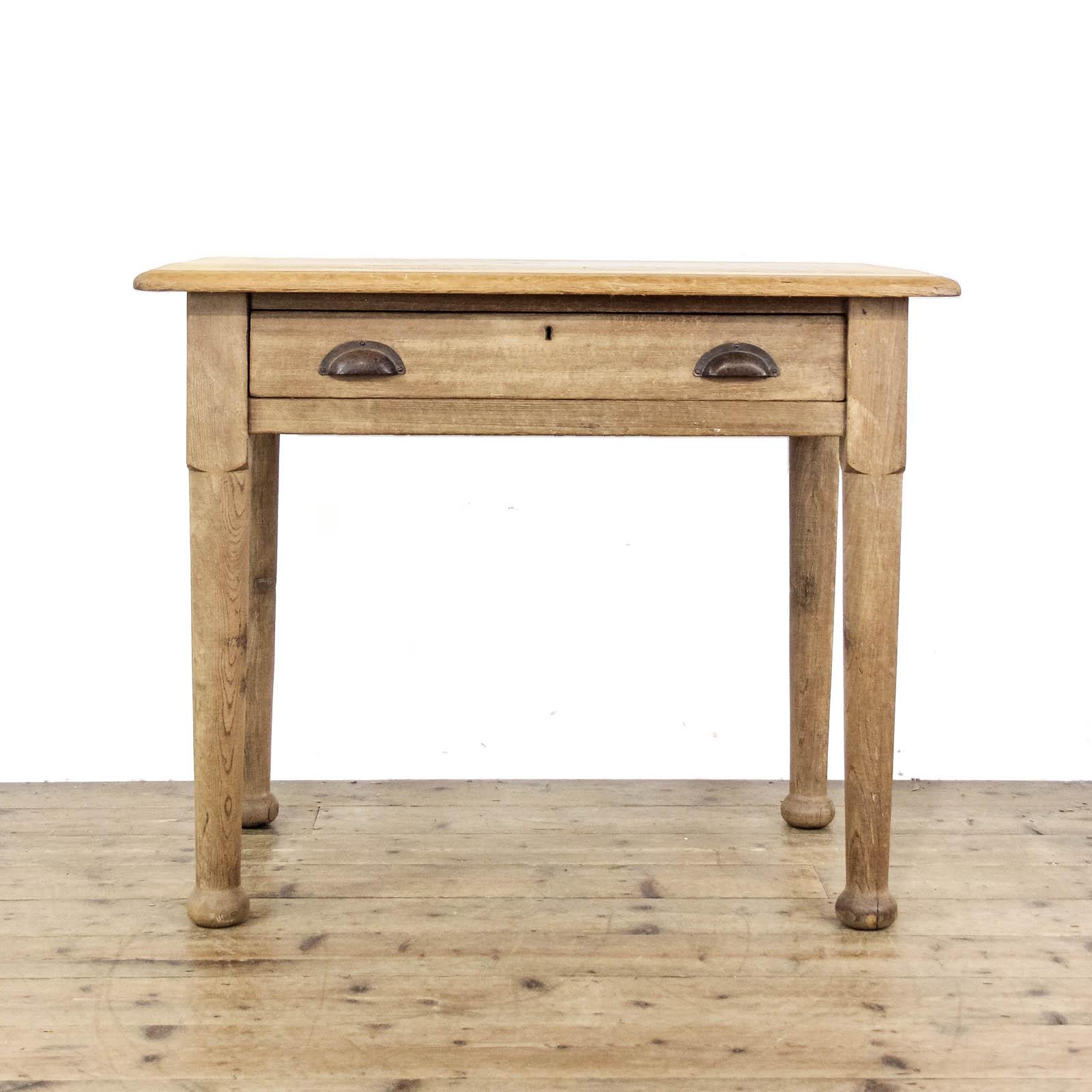 Early 20th Century Light Oak Writing Table (1 of 8) Early 20th Century Light Oak Writing Table (1 of 8)