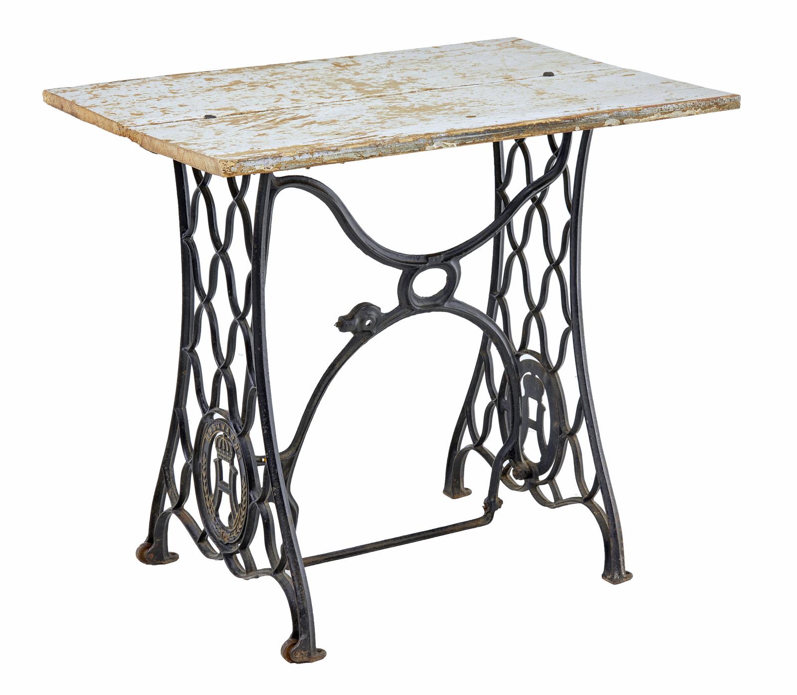 Early 20th Century Husqvarna Converted Occasional Table (1 of 10)