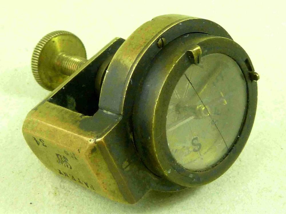 Plane Table Surveyors Compass Barker & Son B&S Patent AW No 34 Antique (1 of 6)