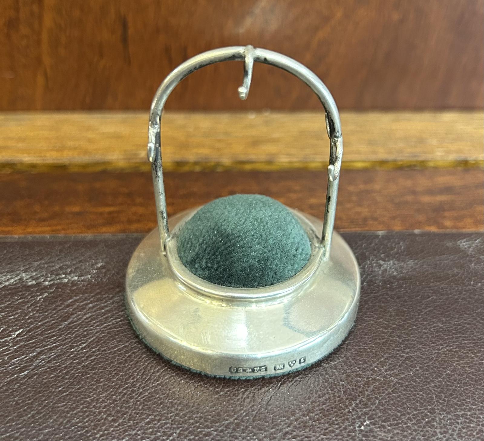 Silver Ring Stand/ Pin Cushion (1 of 2) Silver Ring Stand/ Pin Cushion (1 of 2)