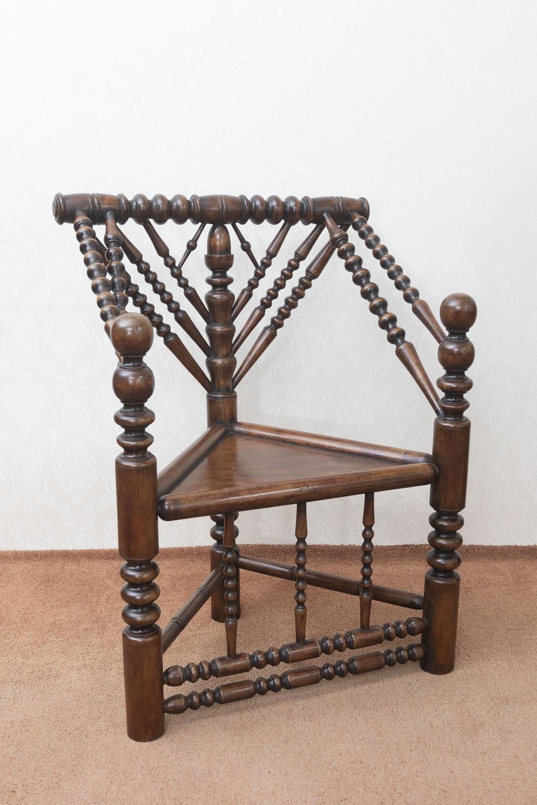 17th Century Turner's Chair in Various Woods (1 of 10)