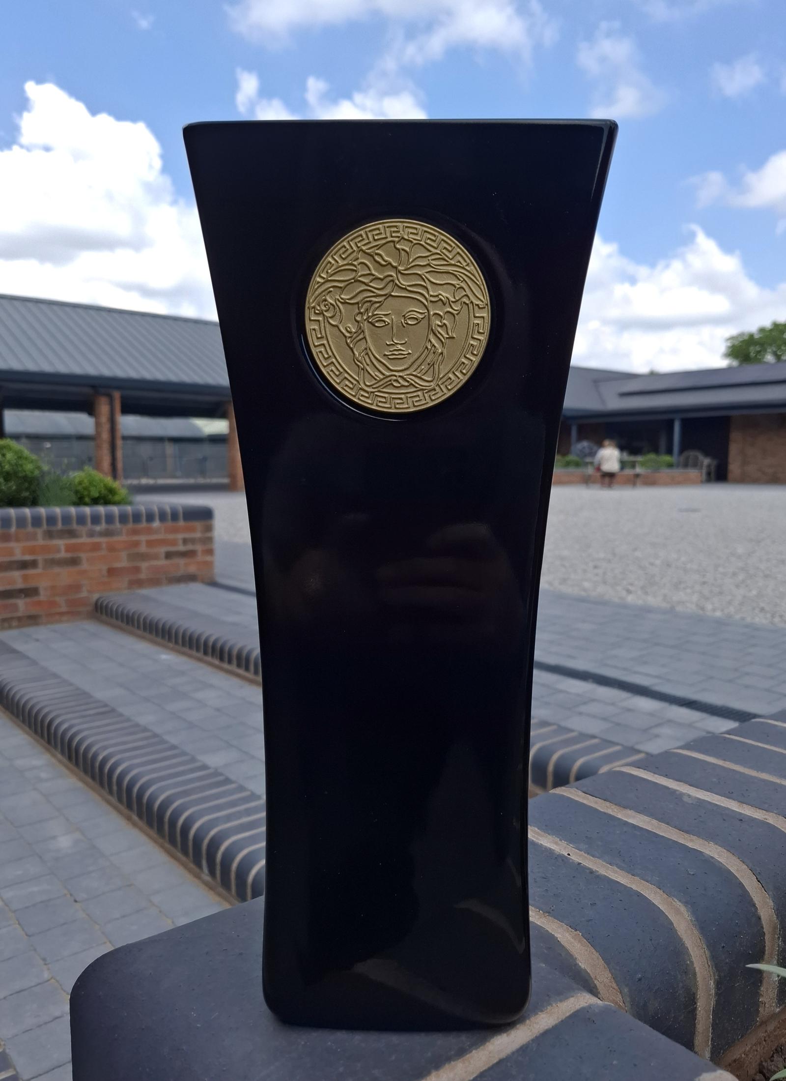 Medusa Madness Pocelain Vase Designed by Versace for Rosenthal (1 of 4)