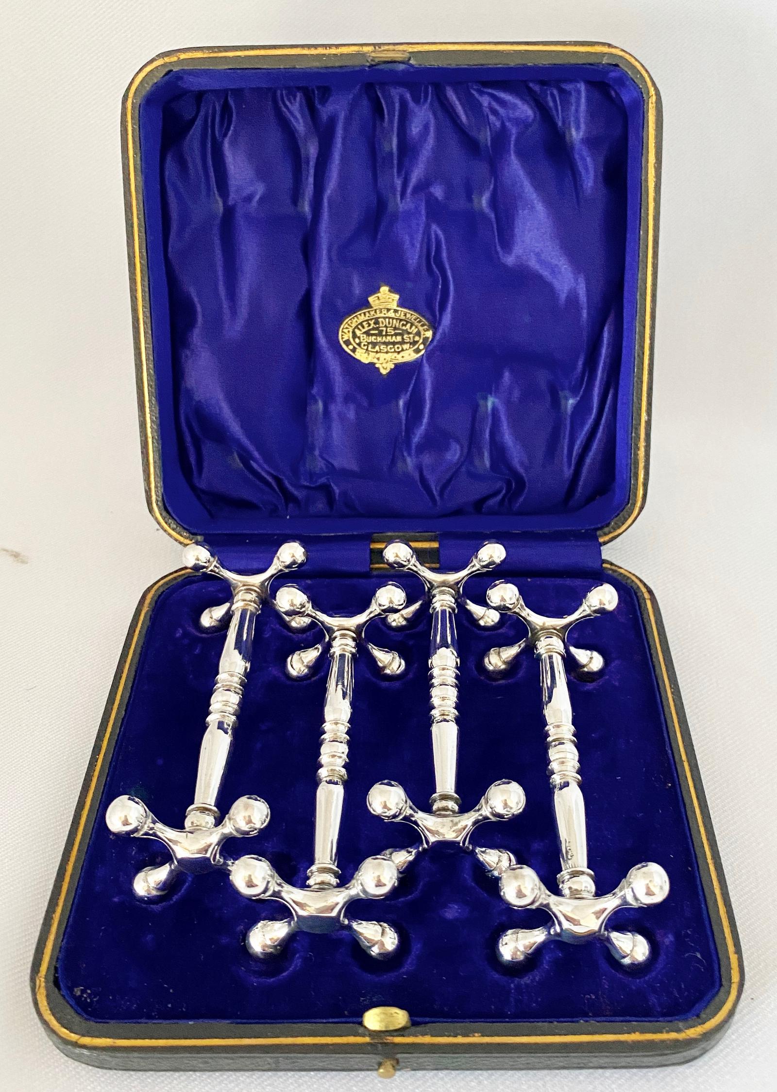 Silver Plated Knife Rests c.1900 (1 of 1)