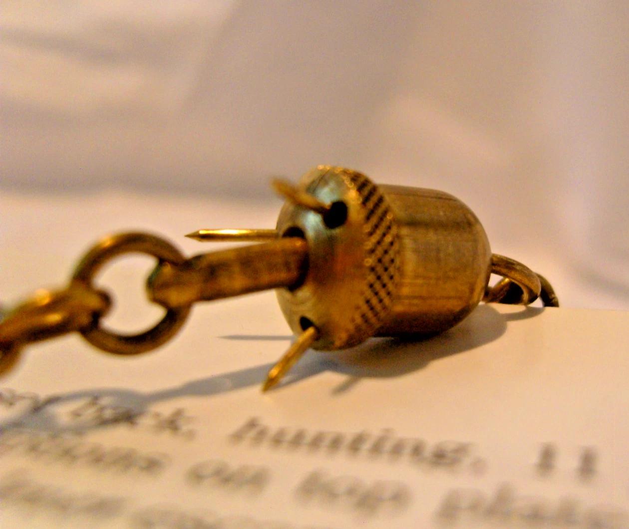 Pocket Watch Chain Acorn Fob Victorian Pick Pocket Anti Theft Device 1890s (1 of 11) Pocket Watch Chain Acorn Fob Victorian Pick Pocket Anti Theft Device 1890s (1 of 11)