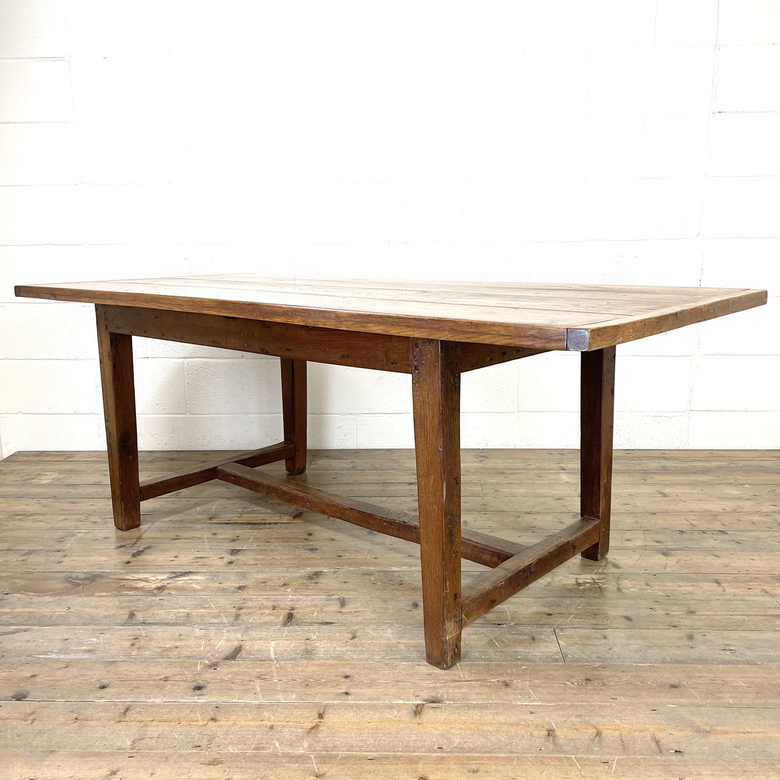 Antique Oak Farmhouse Kitchen Table (1 of 10) Antique Oak Farmhouse Kitchen Table (1 of 10)