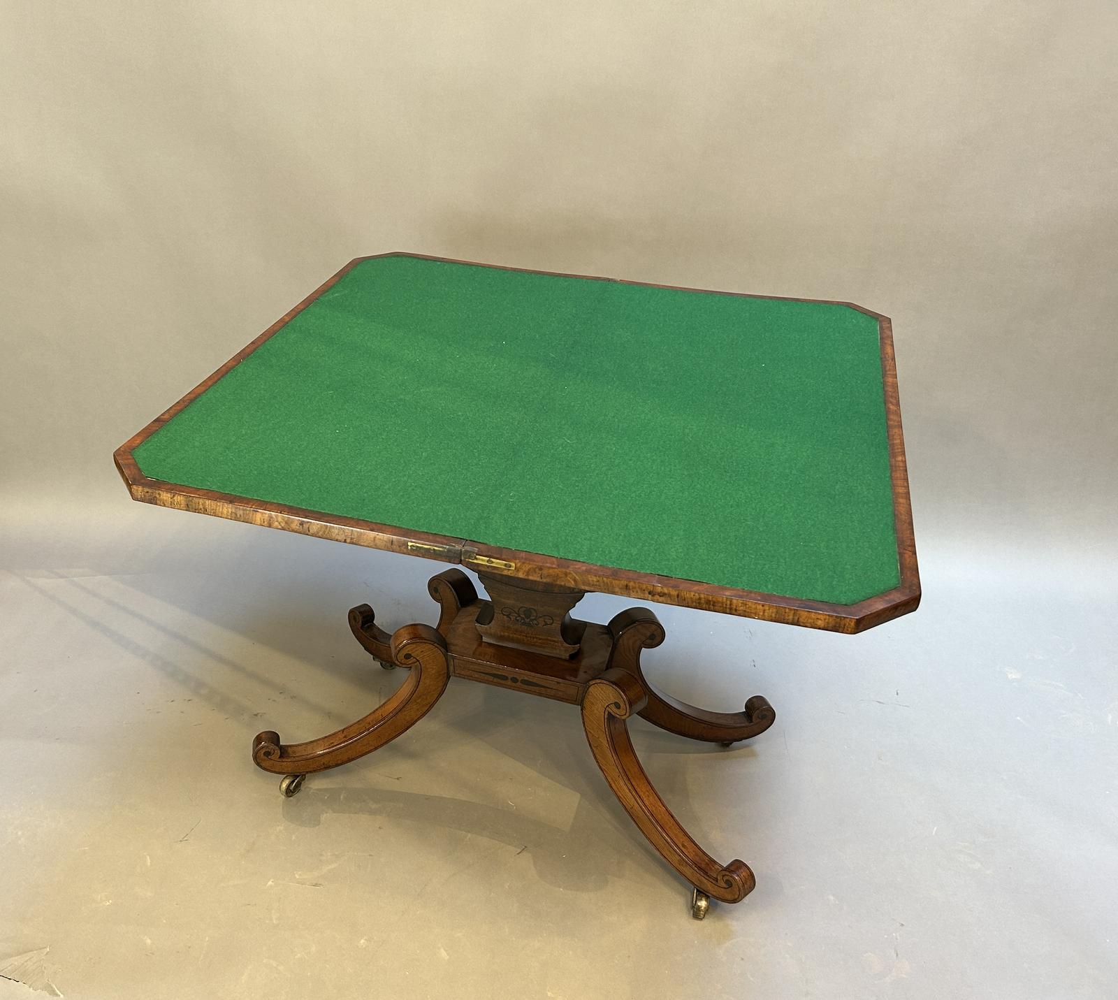 Regency Mahogany Card Table (1 of 12)