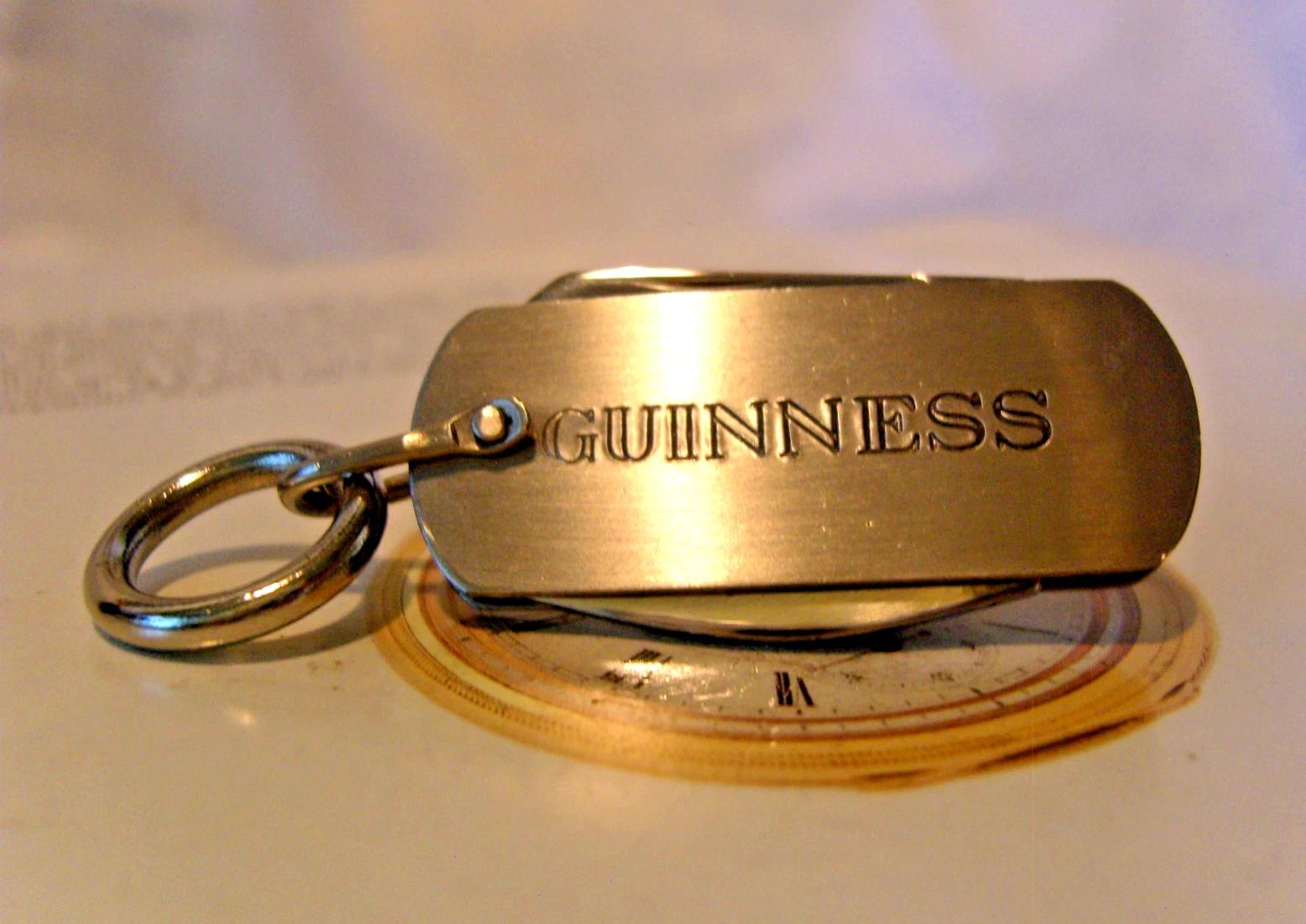 Pocket Watch Chain Fob Guinness Bottle Opener Vintage Nos (1 of 12) Pocket Watch Chain Fob Guinness Bottle Opener Vintage Nos (1 of 12)