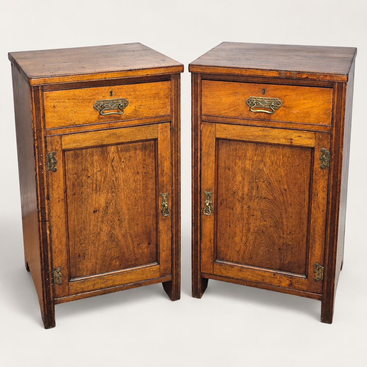 Pair of Late Victorian Mahogany Pedestal Cabinets by Heal & Son (1 of 23) Pair of Late Victorian Mahogany Pedestal Cabinets by Heal & Son (1 of 23)
