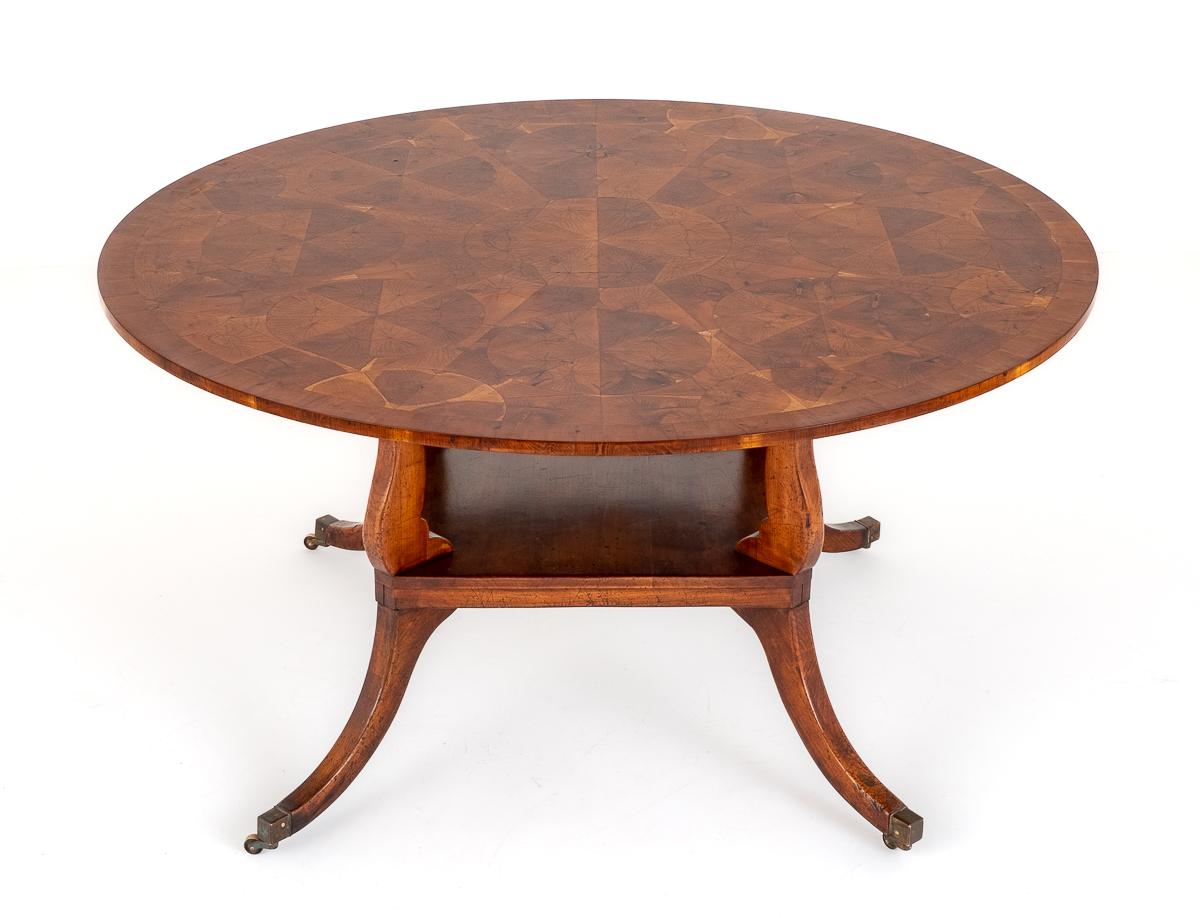 Unusual Yew Tree & Oak Centre Table (1 of 6)