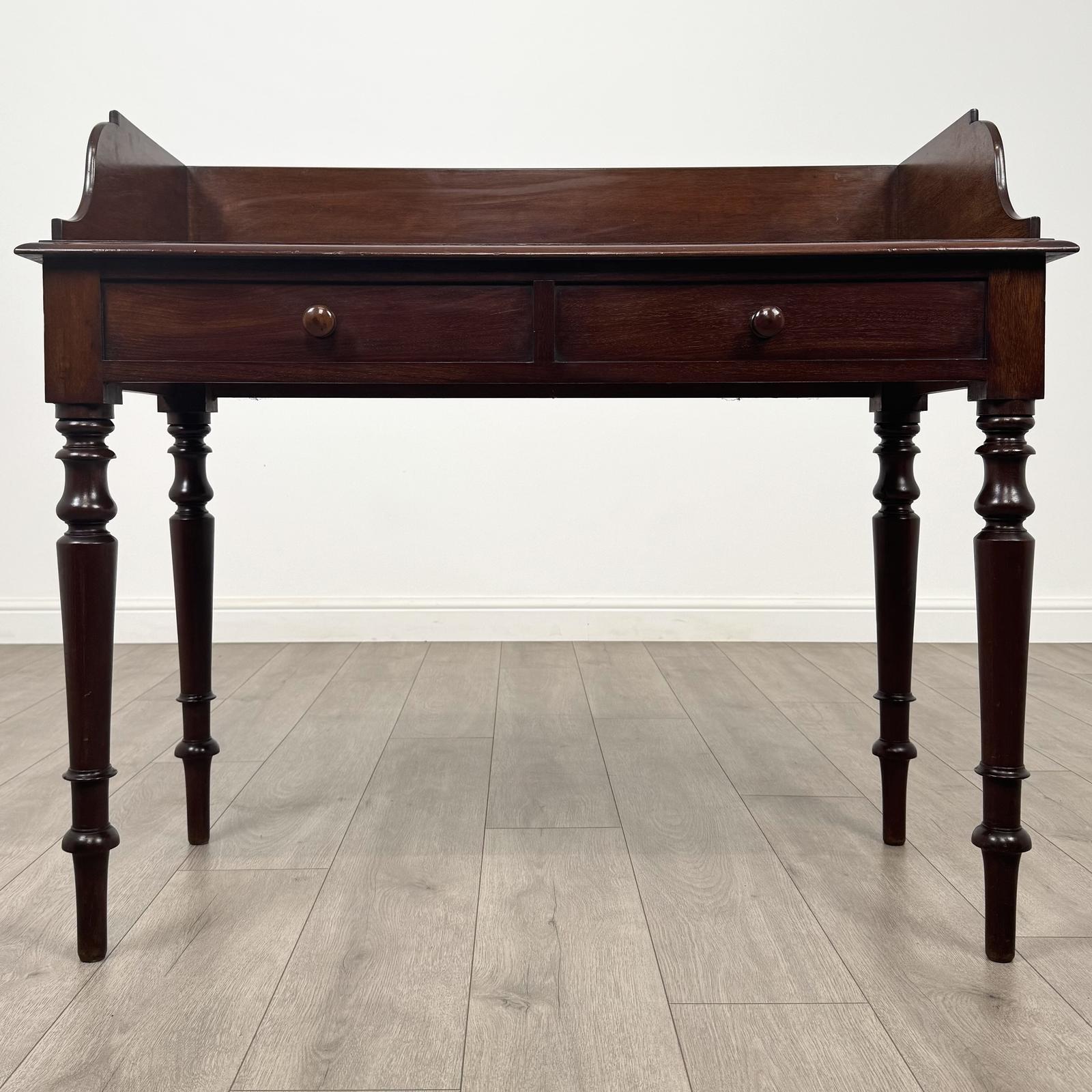 Antique 19th Century Writing Table in Mahogany (1 of 9)