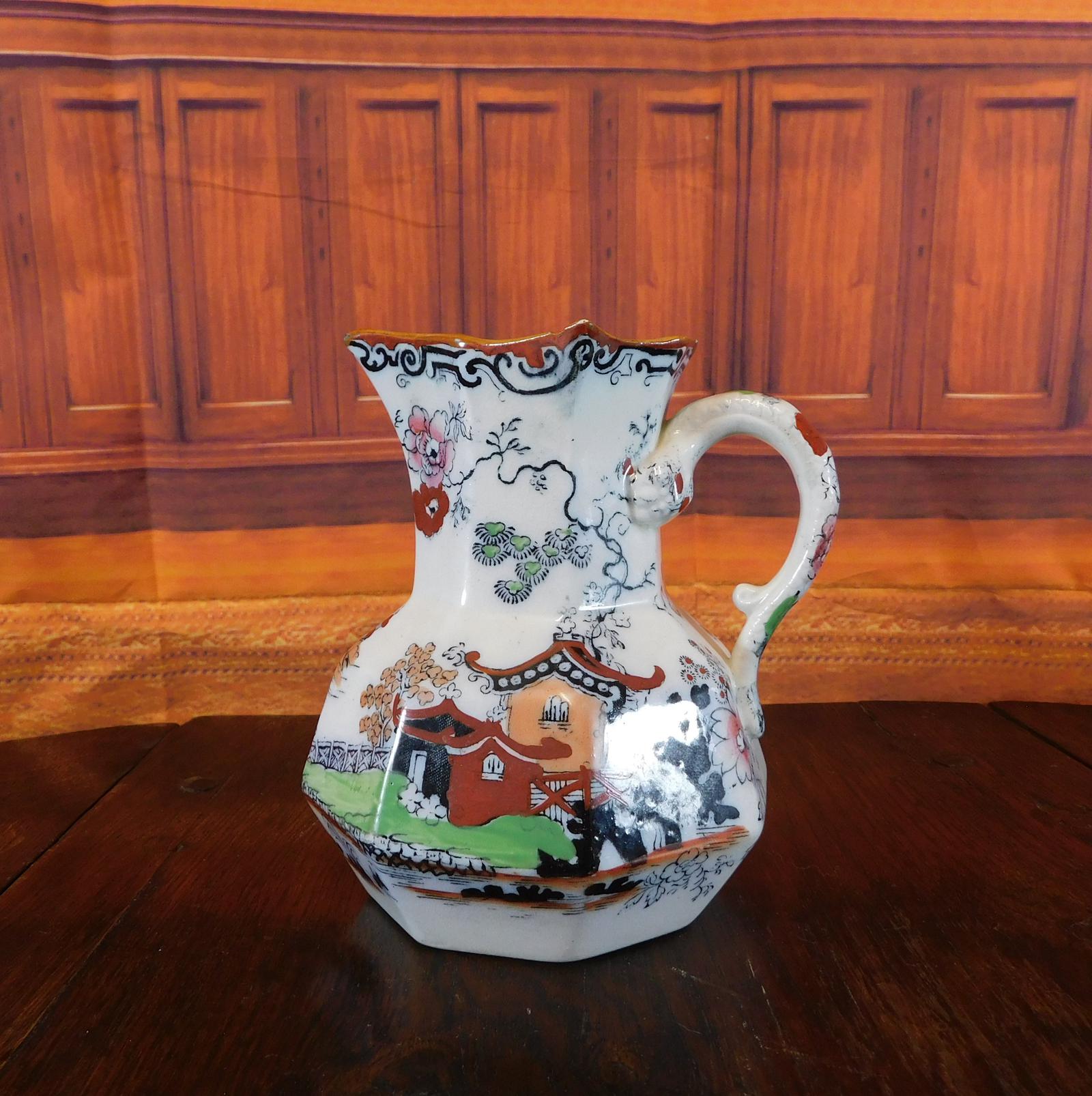 Mason's Ironstone "Pagoda" Pattern Hydra Jug (1 of 1) Mason's Ironstone "Pagoda" Pattern Hydra Jug (1 of 1)