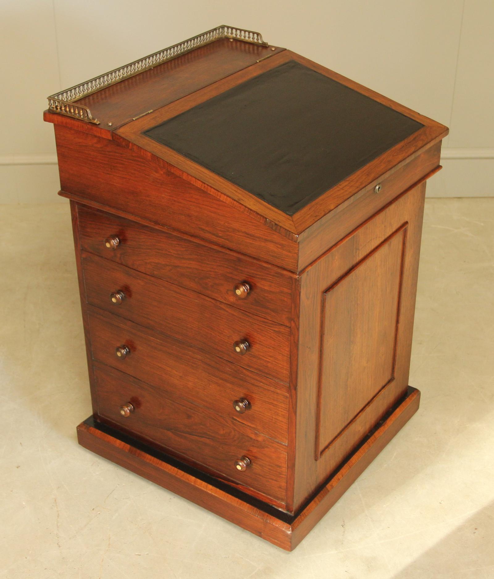 Early 19th Century Rosewood Davenport (1 of 10)