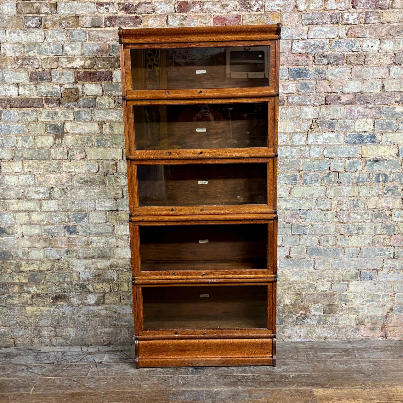 1910s Globe-Wernicke Oak Barrister’s Bookcase (1 of 7)