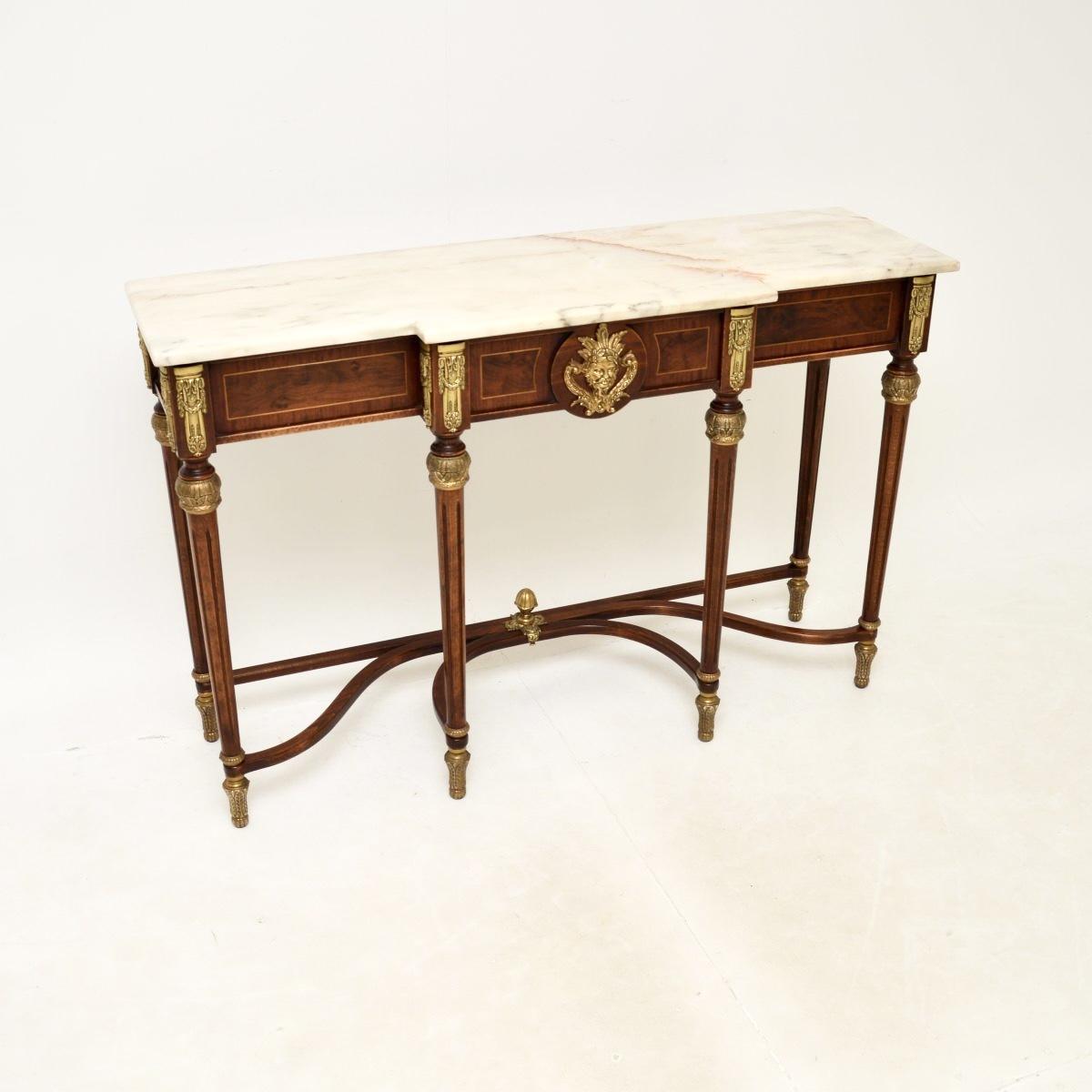 French Marble Top Console Table (1 of 10) French Marble Top Console Table (1 of 10)