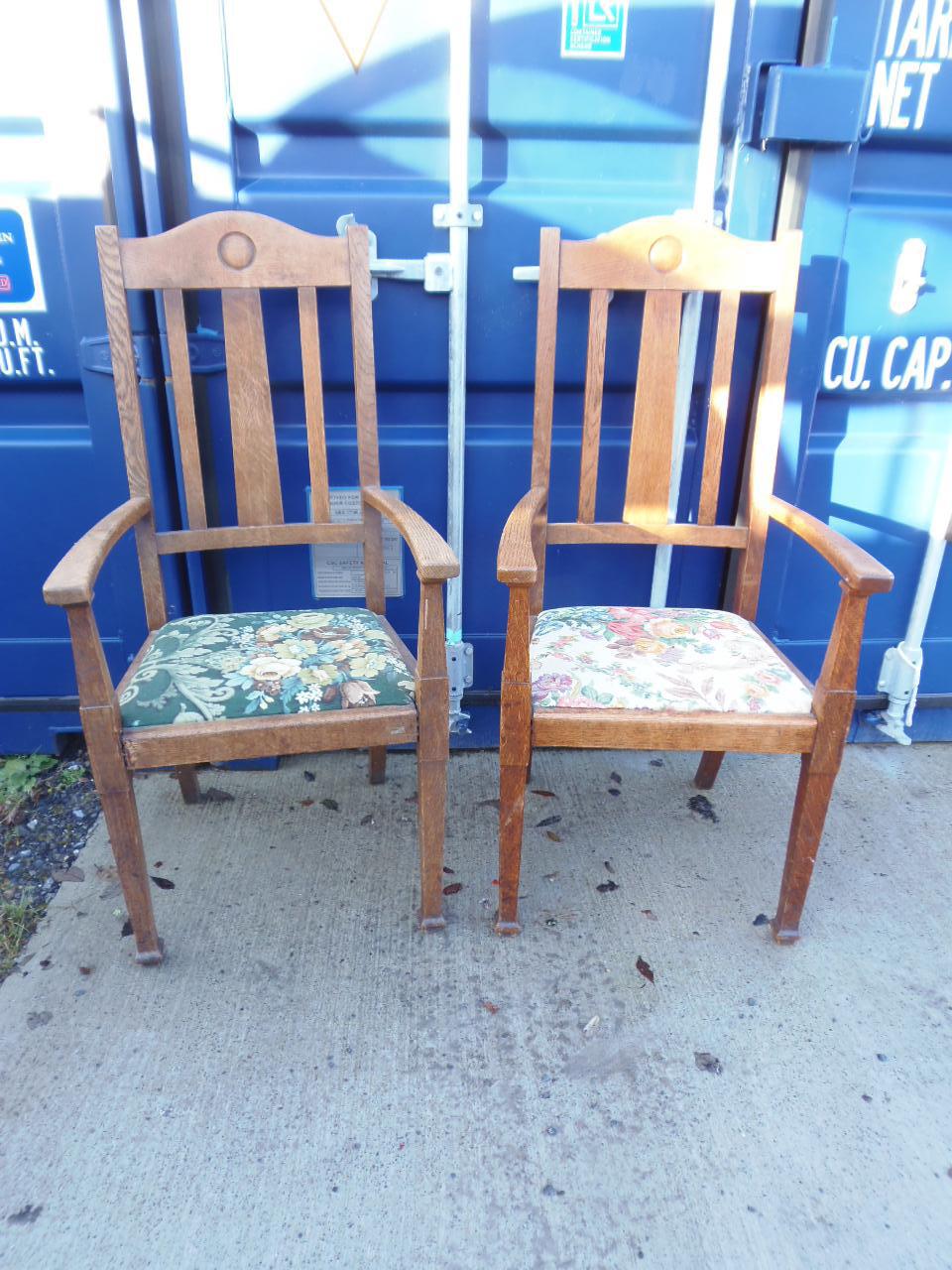 Pair of Shapland & Petter Carvers Chairs (1 of 4) Pair of Shapland & Petter Carvers Chairs (1 of 4)