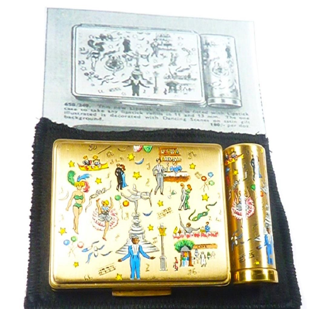 Rare Stratton London Souvenir Compact 1957 (1 of 8)