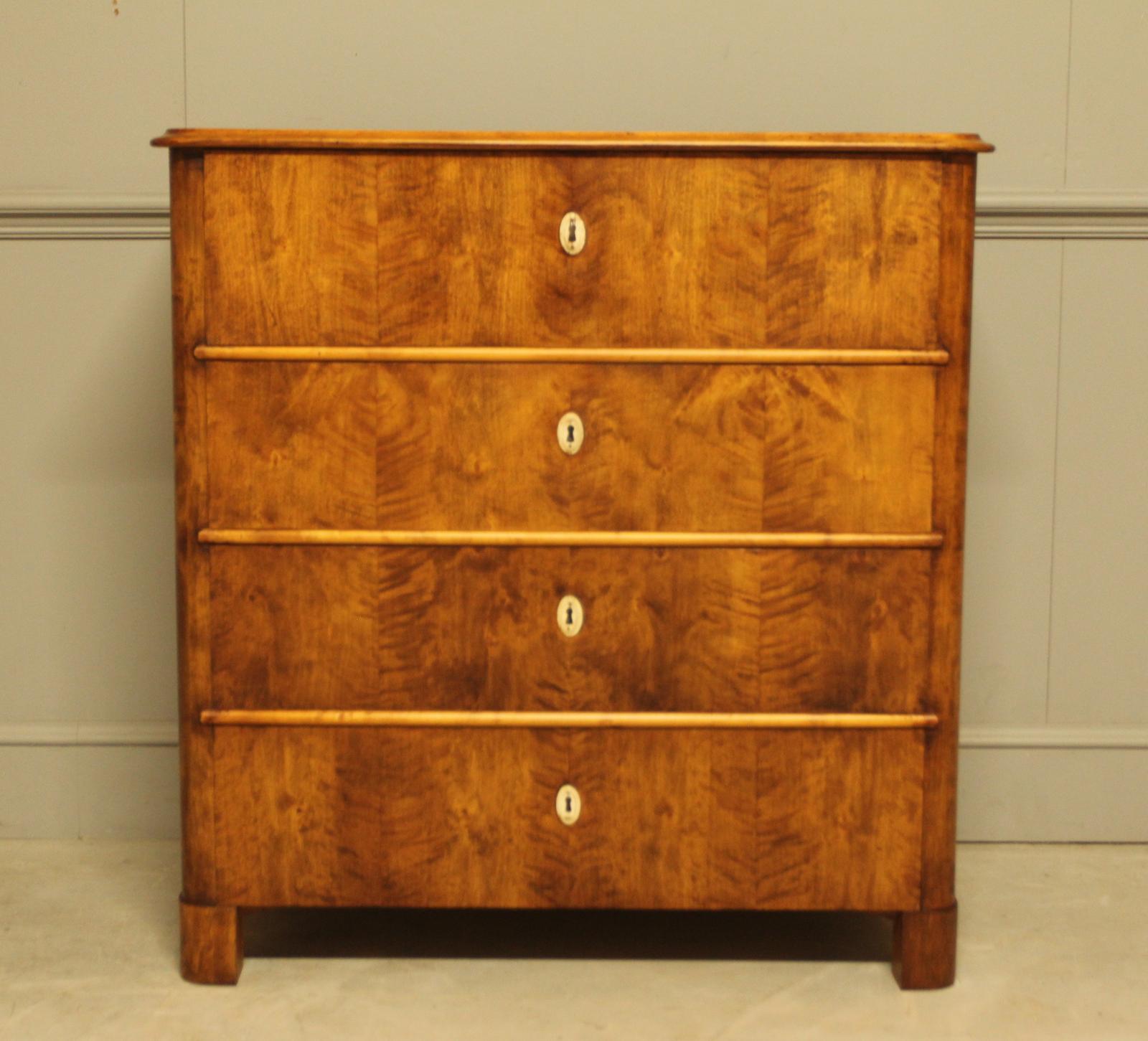 19th Century Swedish Birch Chest of Drawers (1 of 10)