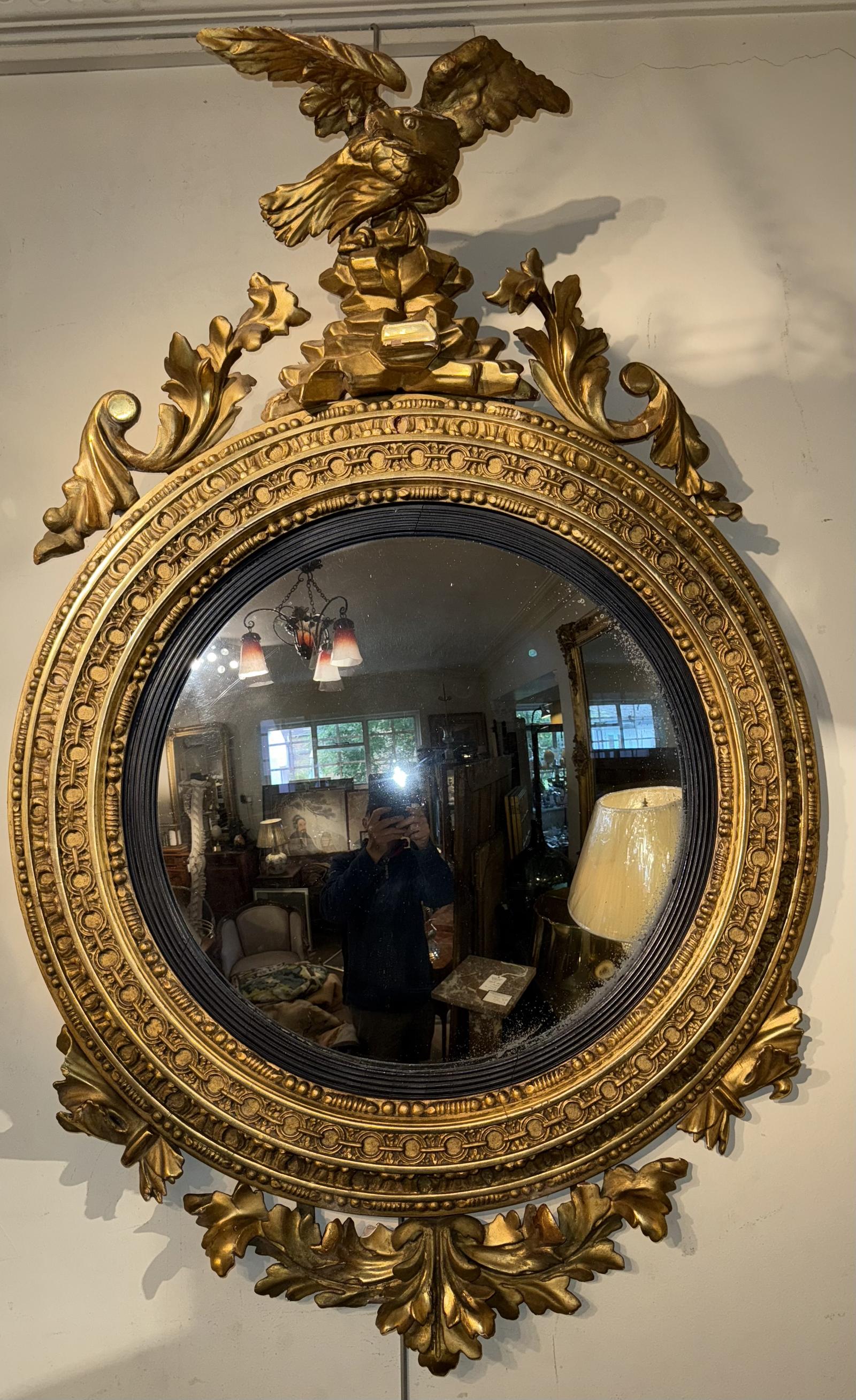 Regency Convex Mirror (1 of 6) Regency Convex Mirror (1 of 6)
